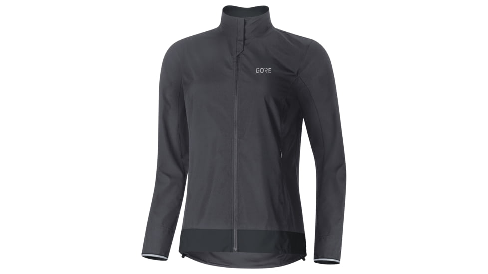 GOREWEAR C3 Womens WINDSTOPPERR Classic Cycling Jacket in Terra Grey/Black Large 12-14 Slim fit Windproof C94FD4FE, 100276-0R99-42