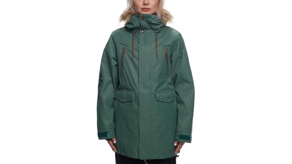 686 Ceremony Insulated Jacket - Womens, Fern Herringbone, Medium, L8W307-FERN-M