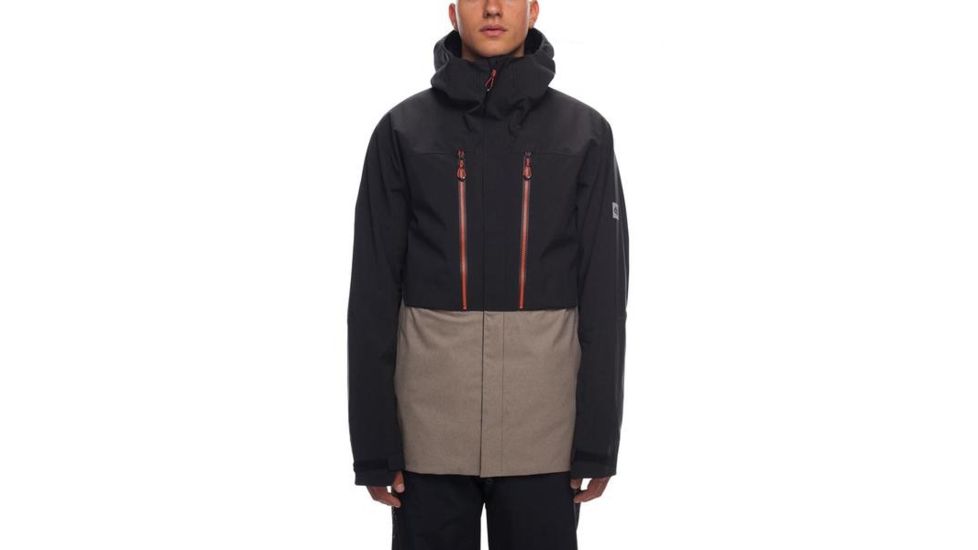 686 Ether Down Thermagraph Jacket - Mens, Black Colorblock, Large, L8W105-BLK-L