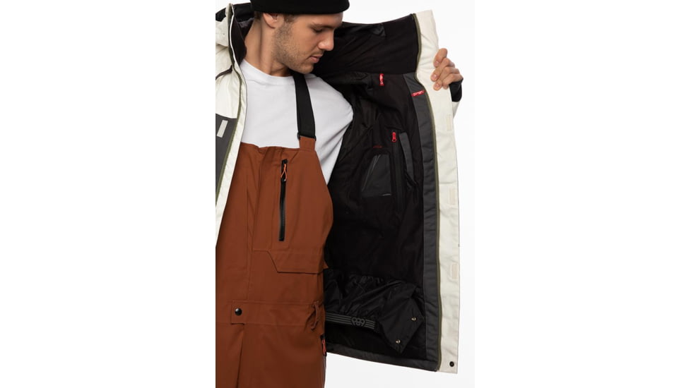 686 Geo Insulated Jacket - Mens, Birch Wash Colorblock, Extra Large, M0W113-BRCH-XL