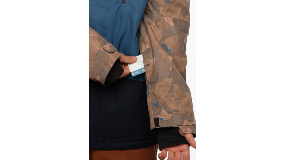 686 Geo Insulated Jacket - Mens, Blue Storm Colorblock, Medium, M0W113-BSTR-M