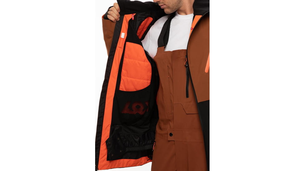 686 GLCR Hydra Thermagraph Jacket - Mens, Clay Colorblock, Small, M0W107-CLAY-S