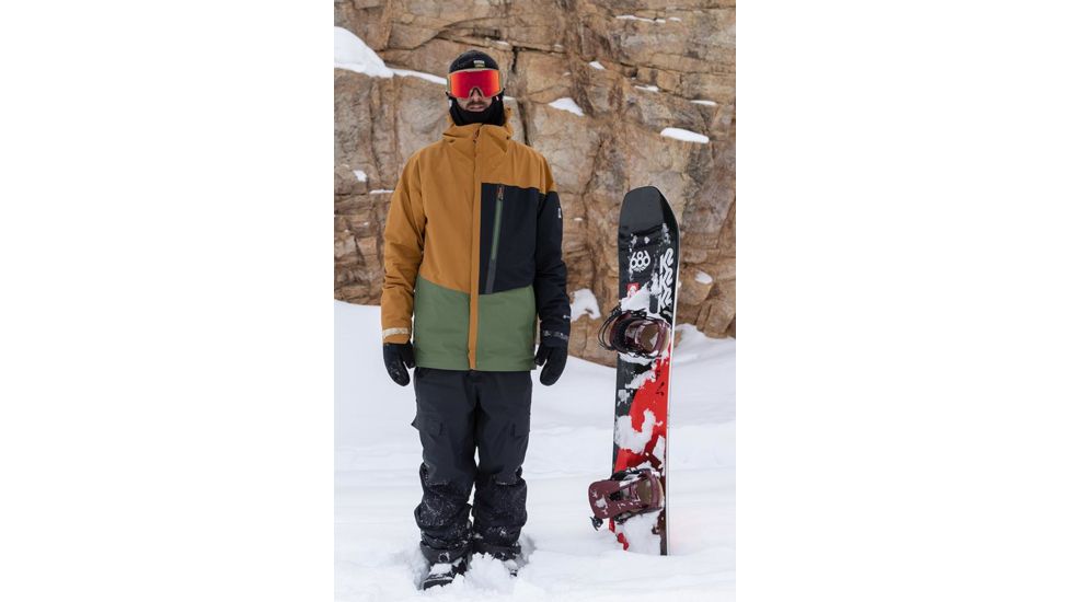 686 Gore-Tex Gt Jacket - Mens, Golden Brown Colorblock, Extra Large, L9W104-GLDB-XL