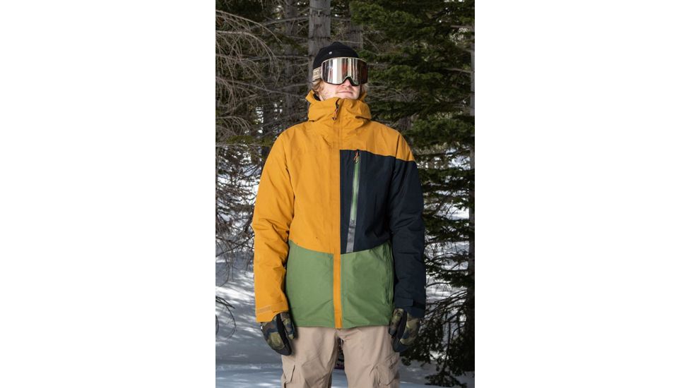 686 Gore-Tex Gt Jacket - Mens, Golden Brown Colorblock, Extra Large, L9W104-GLDB-XL