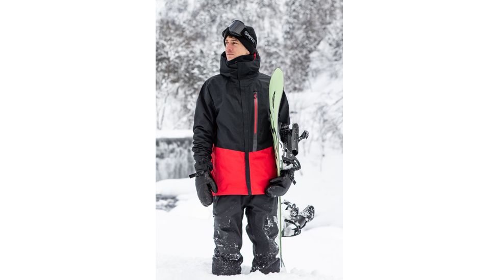 686 Gore-Tex Gt Jacket - Mens, Red Colorblock, Large, L9W104-RED-L