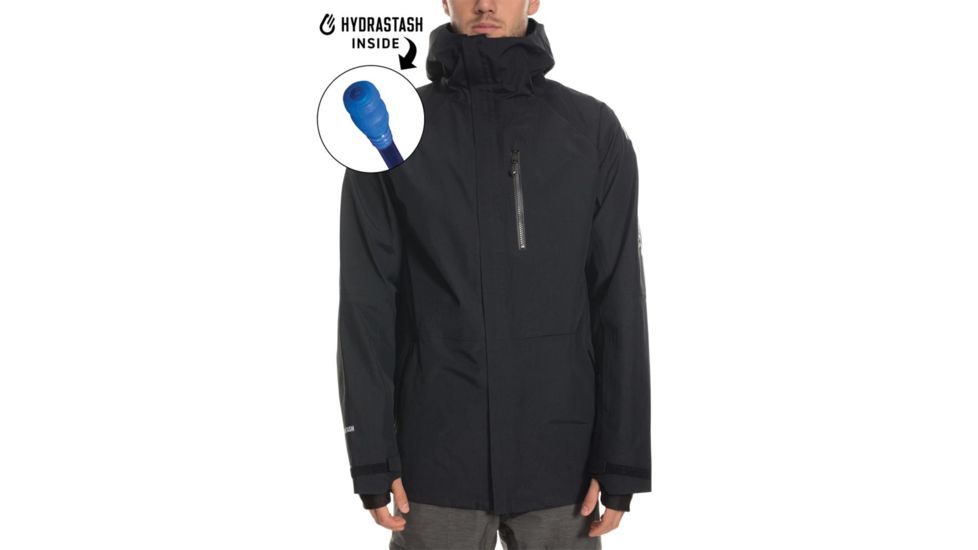 686 Gore-Tex Hydrastash Sync Jacket - Mens, Black, Large, L9W103-BLK-L