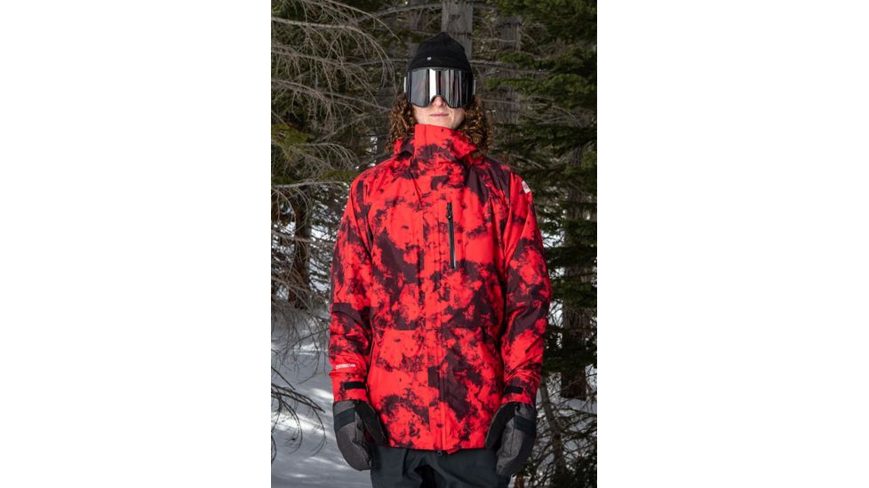 686 Gore-Tex Hydrastash Sync Jacket - Mens, Red Dazed, Small, L9W103-RED-S