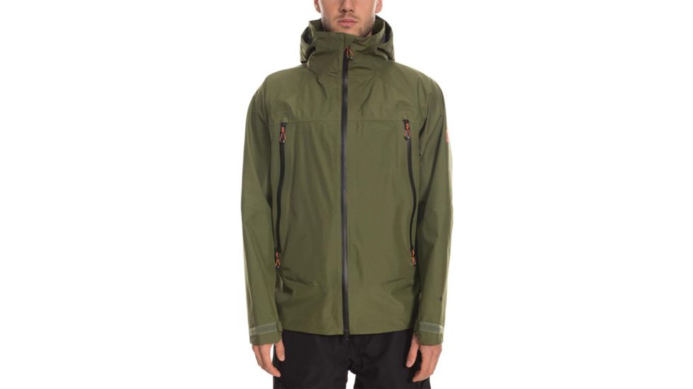 686 Gore-Tex Paclite Shell Jacket - Mens, Surplus Green, Small, KCRGNS01-SPGR-S