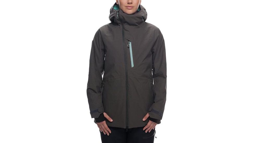 686 Hydra Insulated Jacket - Womens, Charcoal, Small, L8W304-CHA-S