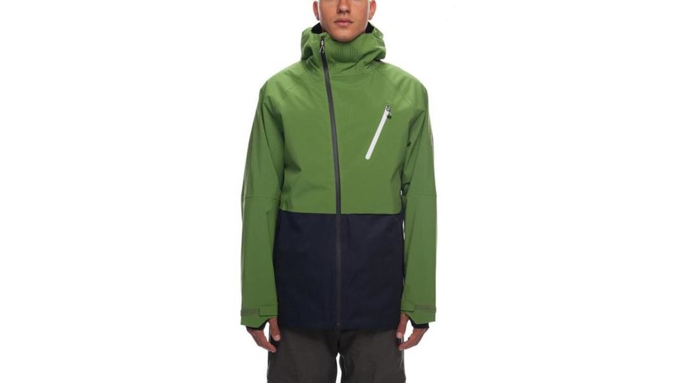 686 Hydra Thermagraph Jacket - Mens, Camp Green Colorblock, Medium, L8W106-CAMP-M