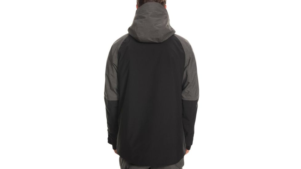 686 Hydra Thermagraph Jacket - Mens, Charcoal Heather Colorblock, Small, L9W107-CHA-S