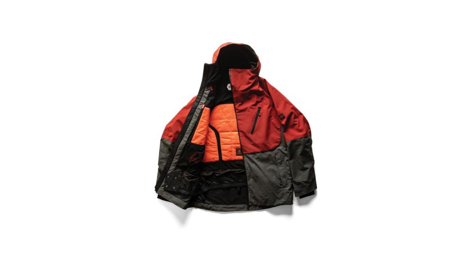 686 Hydra Thermagraph Jacket - Mens, Rusty Red Colorblock, Small, L9W107-RUS-S