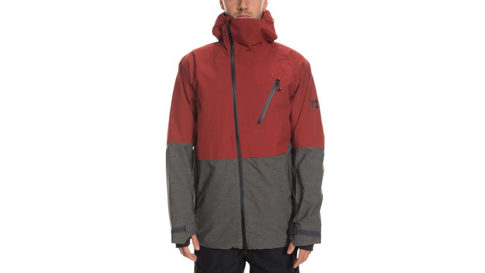 686 Hydra Thermagraph Jacket - Mens, Rusty Red Colorblock, Small, L9W107-RUS-S