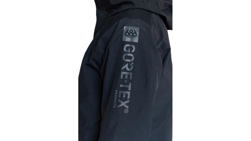686 Hydrastash Reservoir Insulated Jacket - Mens, Black Colorblock, Medium, L8W104-BLK-M