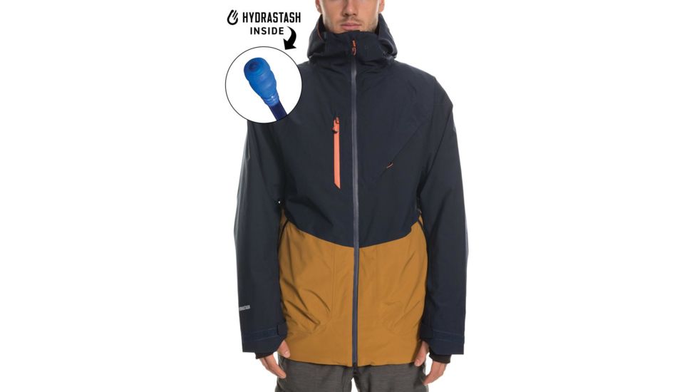 686 Hydrastash Reservoir Insulated Jacket - Mens, Navy Colorblock, Large, L9W105-NVY-L