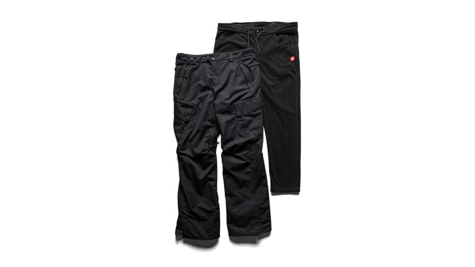 686 Smarty 3-In-1 Cargo Pant - Mens, Black, Extra Small, KCR210-BLK-XS
