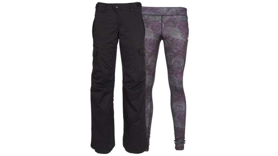 686 Smarty 3-in-1 Cargo Pant - Womens, Black, Large, L8W403-BLK-L