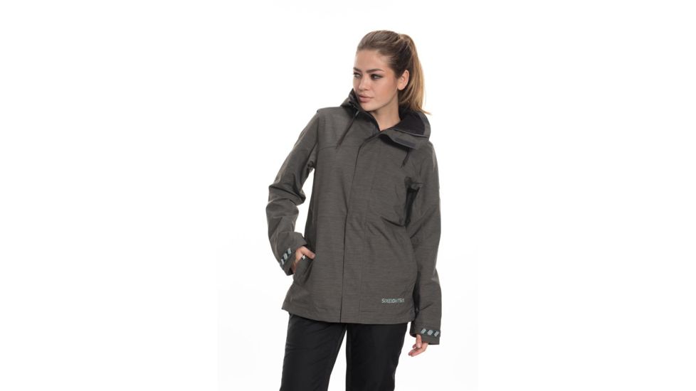 686 Smarty 3-In-1 Spellbound Jacket - Womens, Charcoal Heather, Medium, L9W306-CHT-M