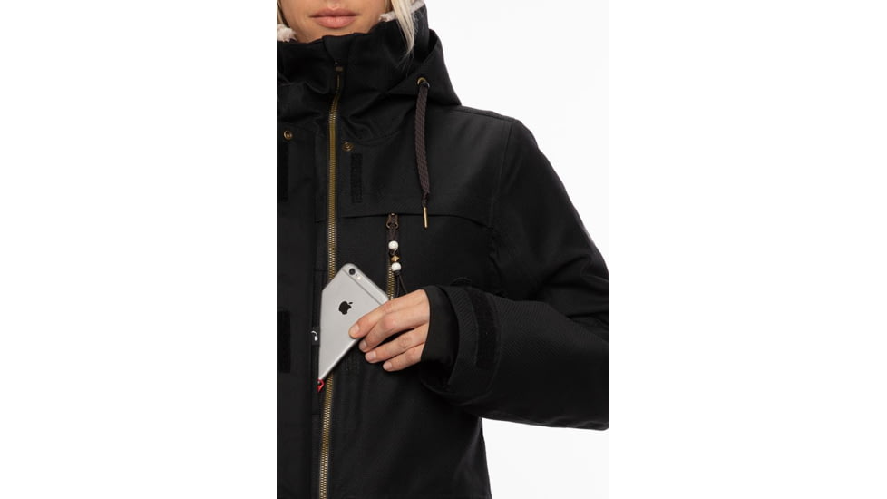 686 Spirit Insulated Jacket - Womens, Black Diamond Texture, Extra Small, M0W307-BLDM-XS