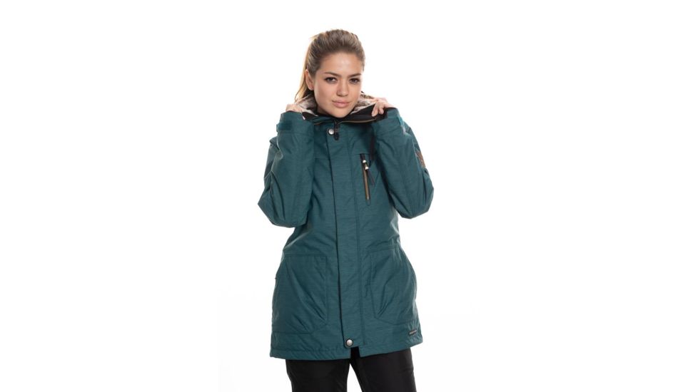 686 Spirit Insulated Jacket - Womens, Deep Teal Heather, Small, L9W308-TEAL-S