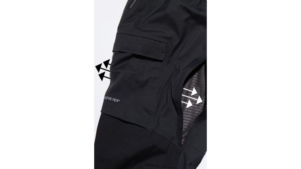 686 Stretch Gore-Tex Dispatch Bib - Mens, Black, Extra Large, L9W201-BLK-XL