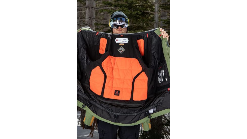 686 Stretch Gore-Tex Zone Thermagraph Jacket - Mens, Surplus Green Colorblock, Extra Large, L9W102-SPGR-XL