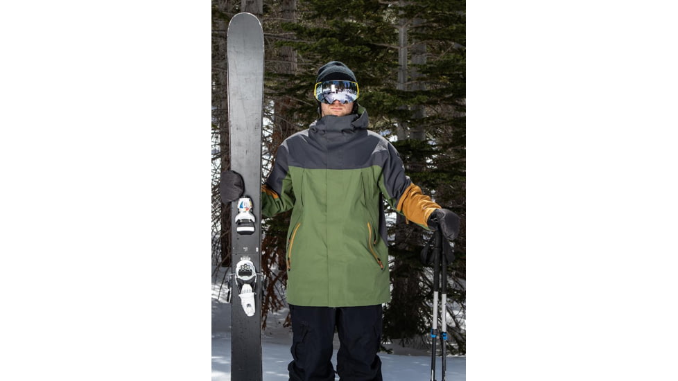 686 Stretch Gore-Tex Zone Thermagraph Jacket - Mens, Surplus Green Colorblock, Extra Large, L9W102-SPGR-XL