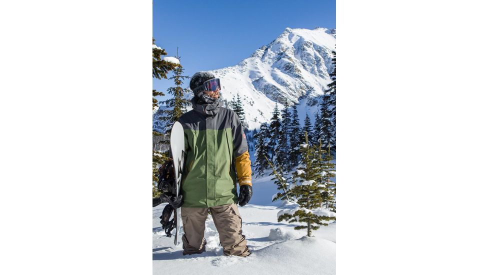 686 Stretch Gore-Tex Zone Thermagraph Jacket - Mens, Surplus Green Colorblock, Extra Large, L9W102-SPGR-XL