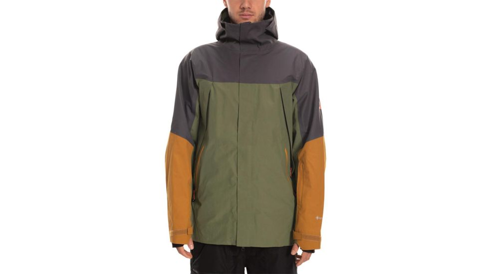 686 Stretch Gore-Tex Zone Thermagraph Jacket - Mens, Surplus Green Colorblock, Extra Large, L9W102-SPGR-XL