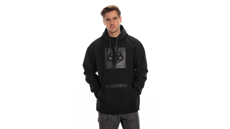 686 Waterproof Hoody - Mens, Black, Medium, L9WCST05-BLK-M