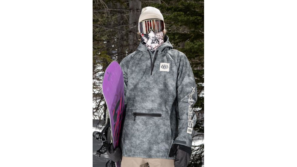 686 Waterproof Hoody - Mens, Charcoal Wash, Extra Large, L9WCST05-CHA-XL