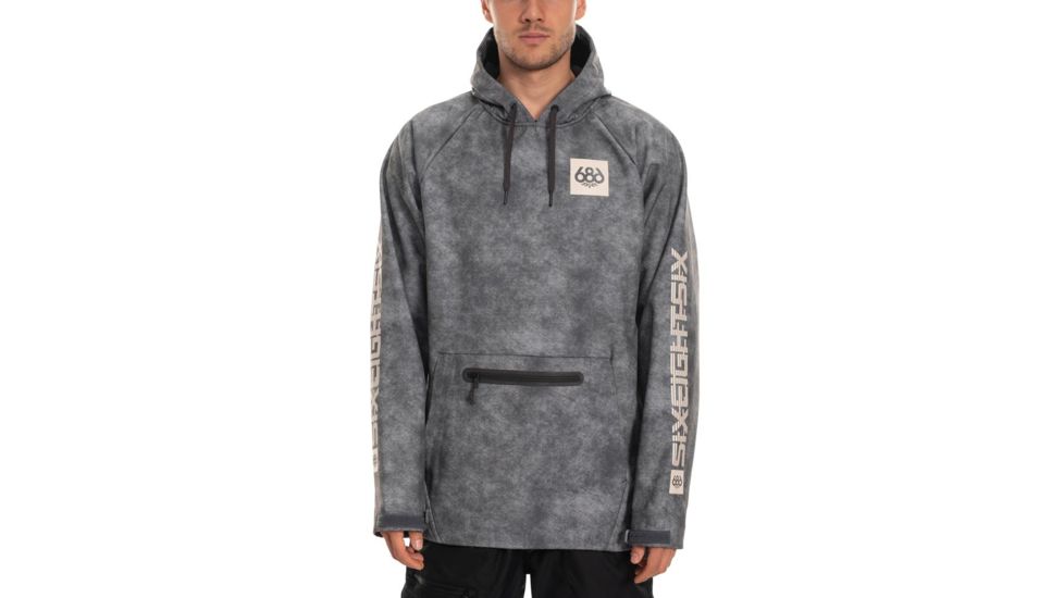 686 Waterproof Hoody - Mens, Charcoal Wash, Extra Large, L9WCST05-CHA-XL