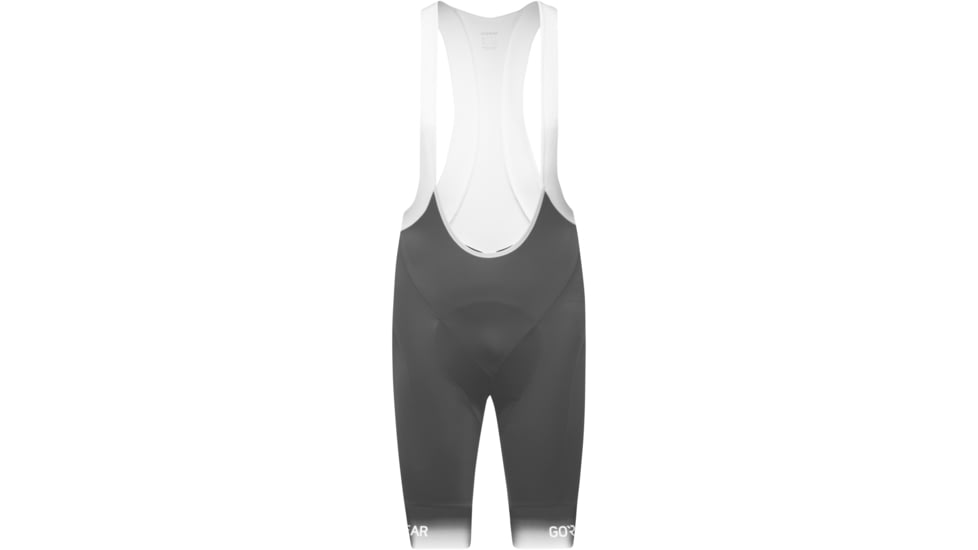 GOREWEAR C5 Fade Bib Cycling Shorts+ Mens in Black / White Small Form fit 0533F53B, 101113-9901-M
