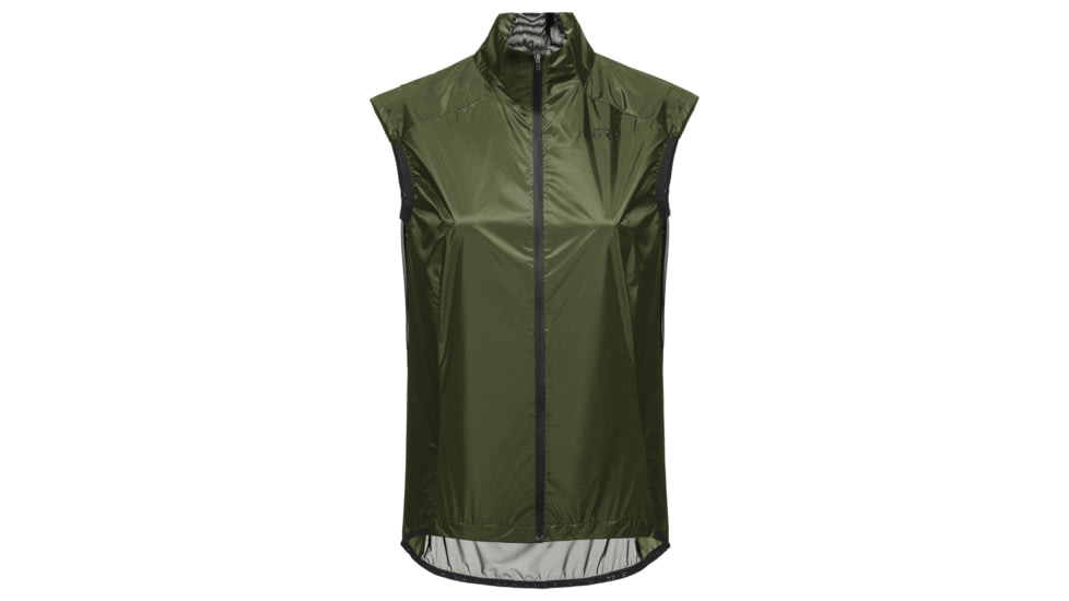 GOREWEAR Ambient Cycling Vest Womens in Utility Green/Black Small 4-6 Form fit Windproof 2A97ED90, 100735-BH99-38