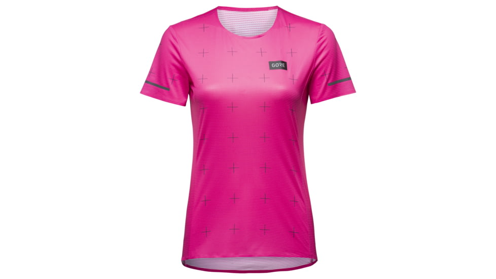 GOREWEAR Contest Daily Running Tee Womens in Process Pink Large 12-14 Slim fit B13DF7A3, 100888-BI00-42