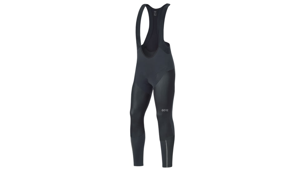 GOREWEAR Mens C7 Partial WINDSTOPPERR Pro Cycling Bib Tights+ in Black XS Form fit Windproof A6E1ACA4, 100271-9900-S
