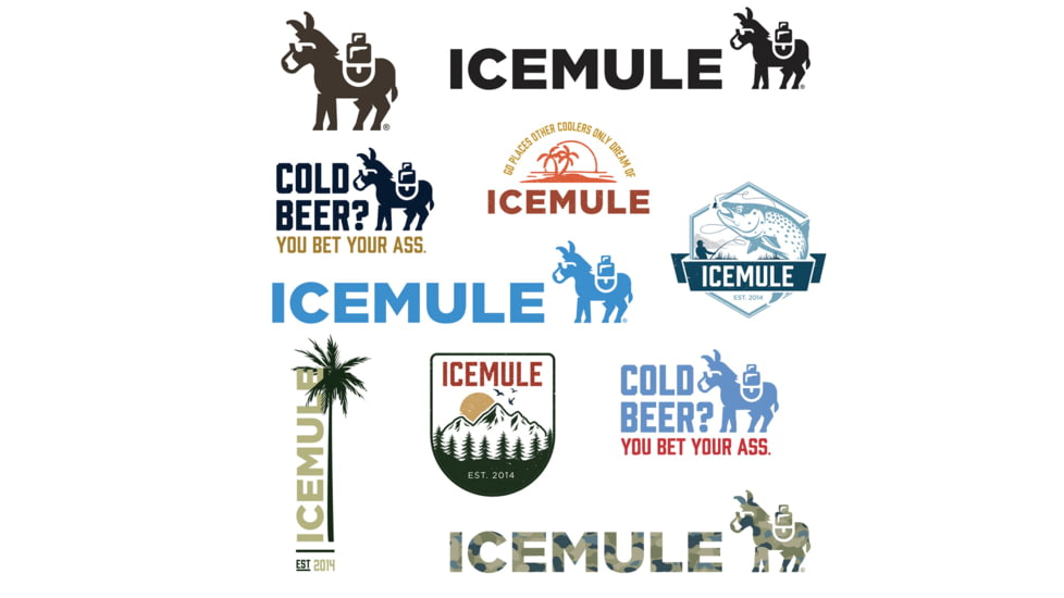IceMule Coolers ICEMULE Sticker Pack 115AFC56, 4230-SP