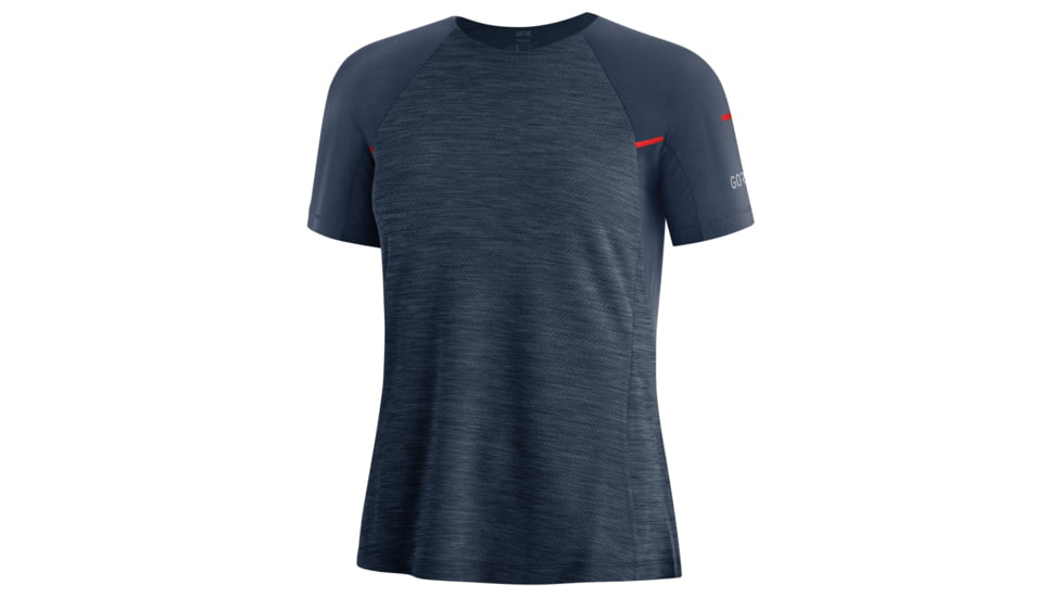 GOREWEAR Vivid Running Shirt Womens in Orbit Blue Small 4-6 Slim fit B07A1E9A, 100757-AU00-38