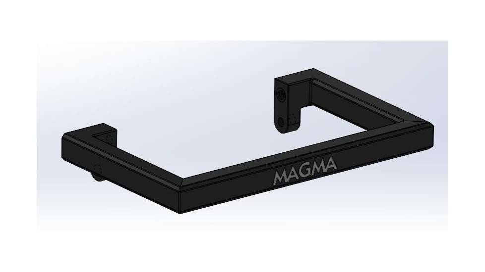 Magma Crossover Firebox Replacement Handle, Black, One Size, 10-777