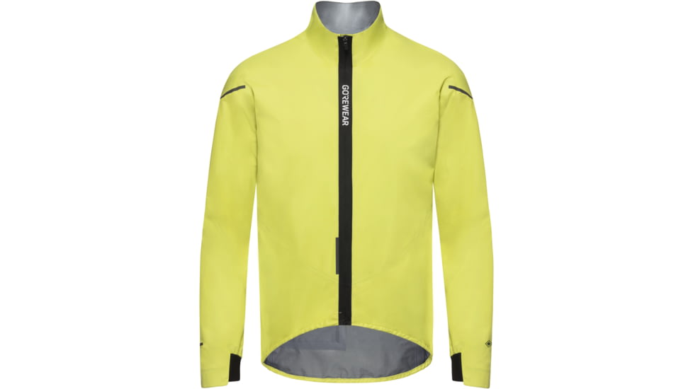 GOREWEAR SPINSHIFT GORE-TEX Cycling Jacket Mens in Lime Yellow Large Slim fit Waterproof FC3E5CEC, 101064-CB00-XL