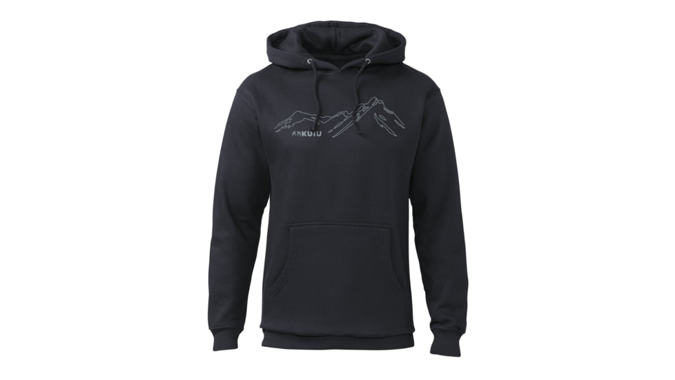 KUIU HD Mountain Hoodie in Navy Size 3XL 662BDEA2, Navy, 3XL, Cotton, Adult, Male, 7600379035806