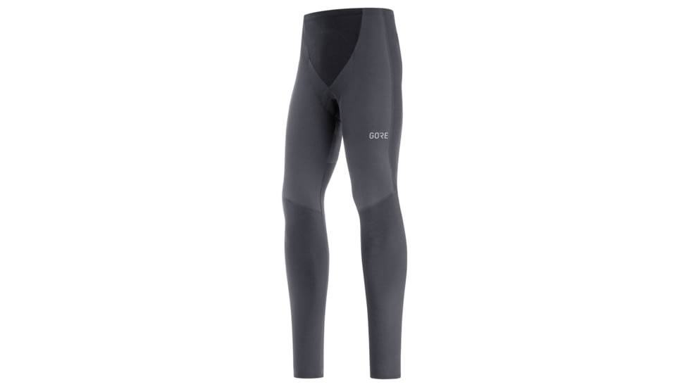 GOREWEAR Mens C3 Partial GORE-TEX INFINIUMTM Thermo Cycling Tights+ in Black Large Form fit 75FF051A, 100650-9900-XL