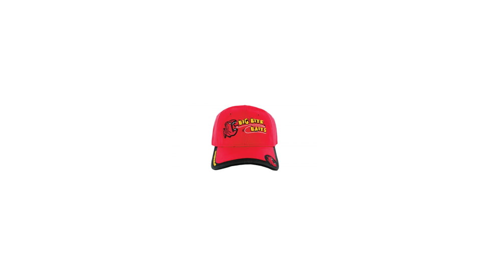 Big Bite Baits Red/Black Baseball Hat 4F0D7B87, BBB-AP-HAT-204