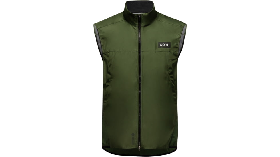 GOREWEAR Everyday Cycling Vest Mens in Utility Green XS Regular fit Windproof 3C3C5575, 100997-BH00-S