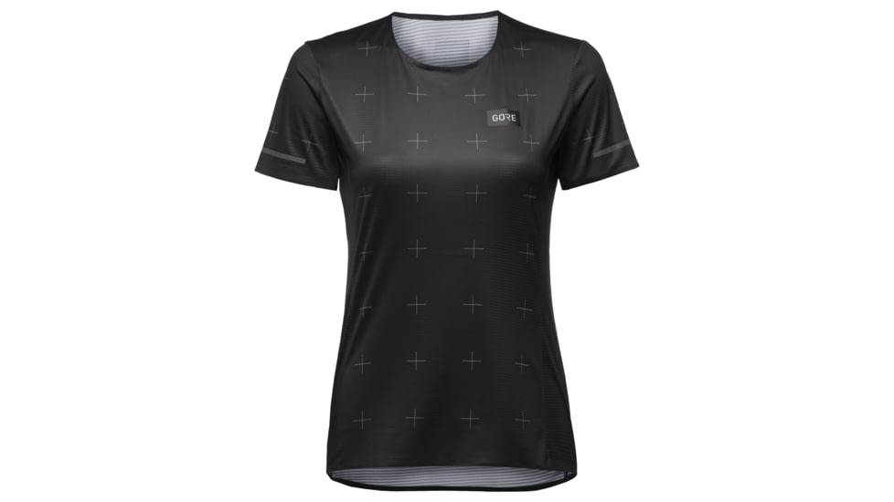 GOREWEAR Contest Daily Running Tee Womens in Black Medium 8-10 Slim fit 5C69EDBC, 100888-9900-40