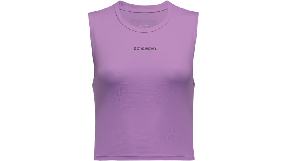 GOREWEAR Everyday Crop Top Womens in Scrub Purple Large 12-14 Regular fit 78EF4571, 101164-BX00-42