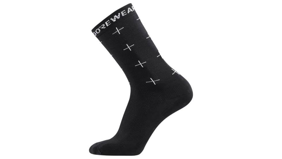GOREWEAR Essential Daily Socks in Black 10.5-12 Form fit BB4ED26C, 100964-9900-XL