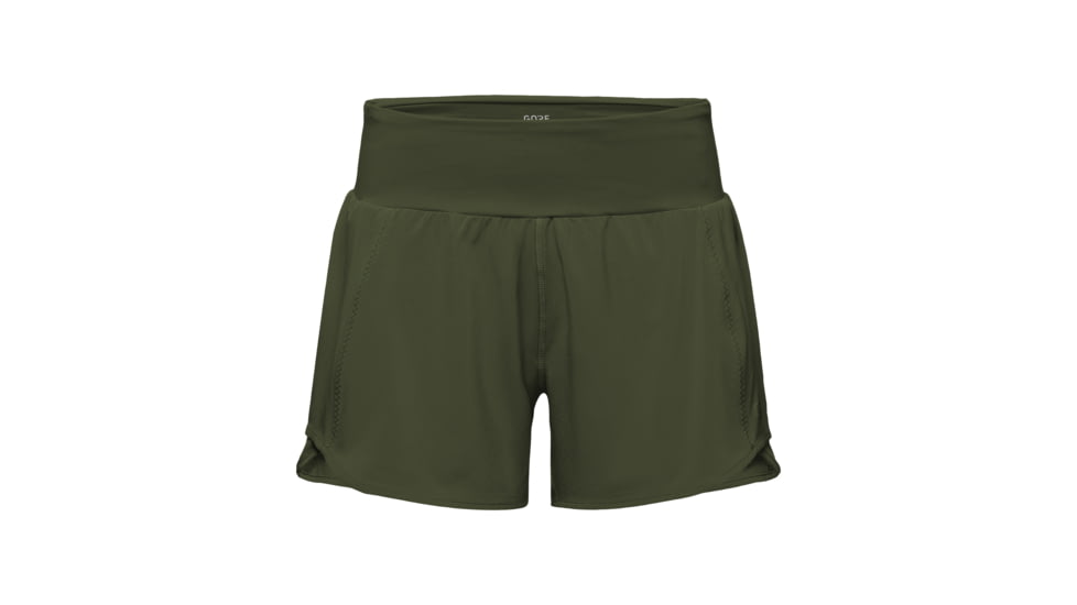 GOREWEAR R5 Womens Light Running Shorts in Utility Green Medium 8-10 Form fit 2437FCCC, 100005-BH00-40