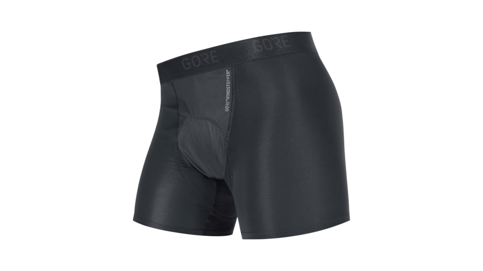GOREWEAR C3 Womens WINDSTOPPERR Base Layer Shorty+ in Black 2XS Form fit Windproof 5C6CE637, 100022-9900-34