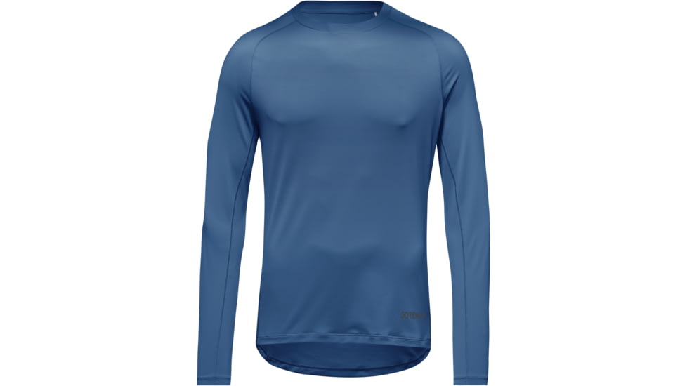 GOREWEAR Everyday Long Sleeve Running Shirt Mens in Cargo Blue Medium Regular fit 12371FD1, 101022-CA00-L